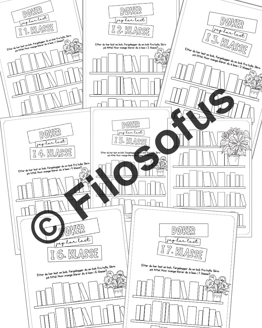 Bøker jeg har lest i år