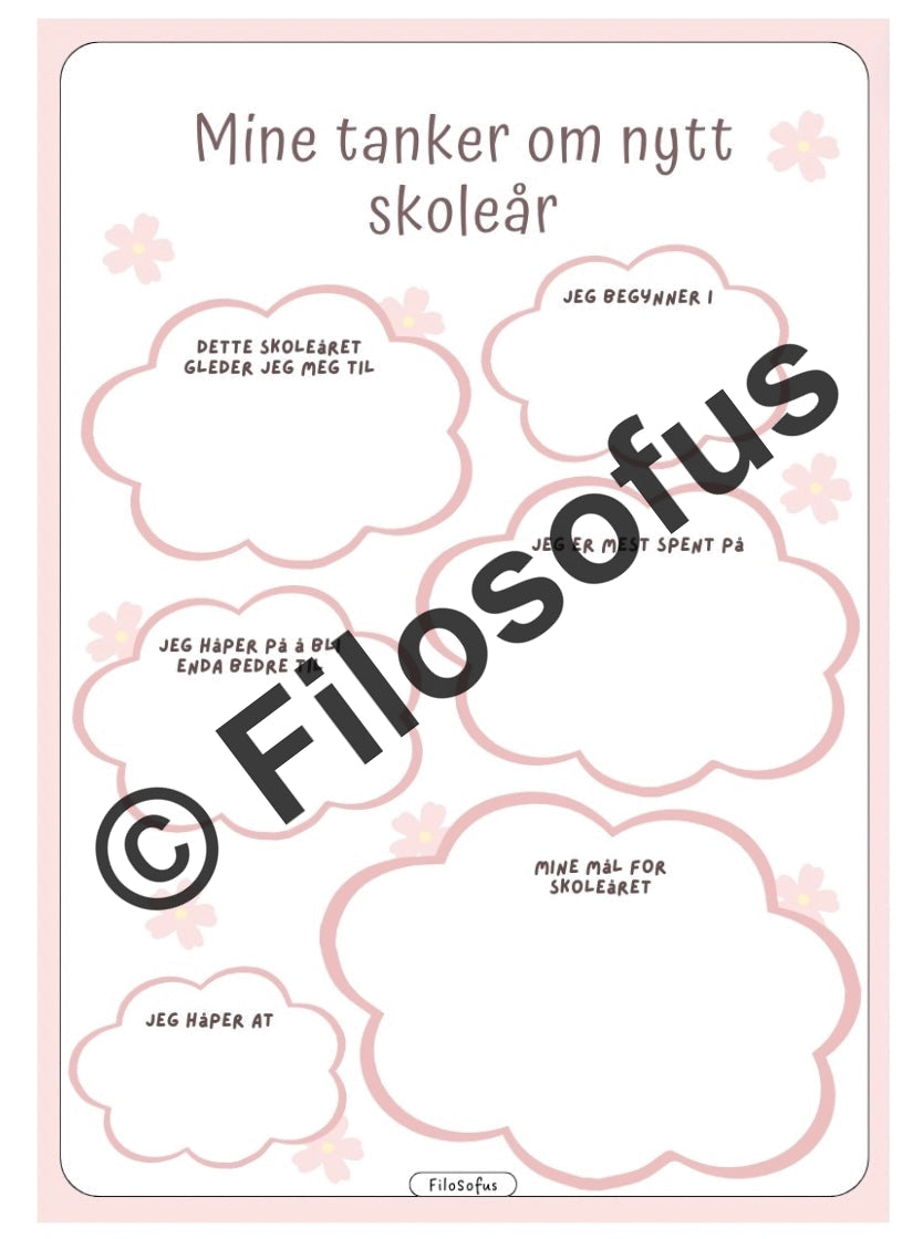 Mine tanker om nytt skoleår