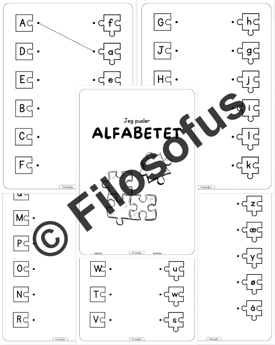 Jeg pusler alfabetet