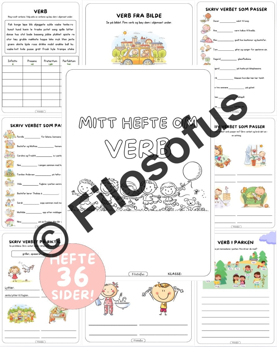 Mitt hefte om verb