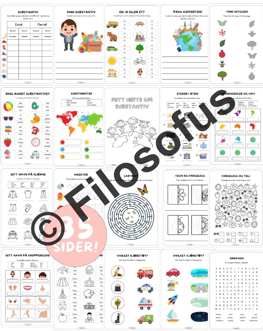 Mitt hefte om substantiv