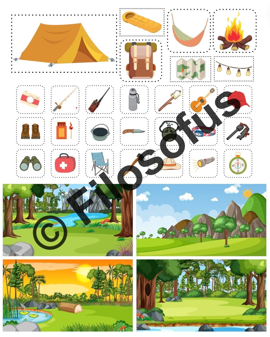 Jeg drar på camping