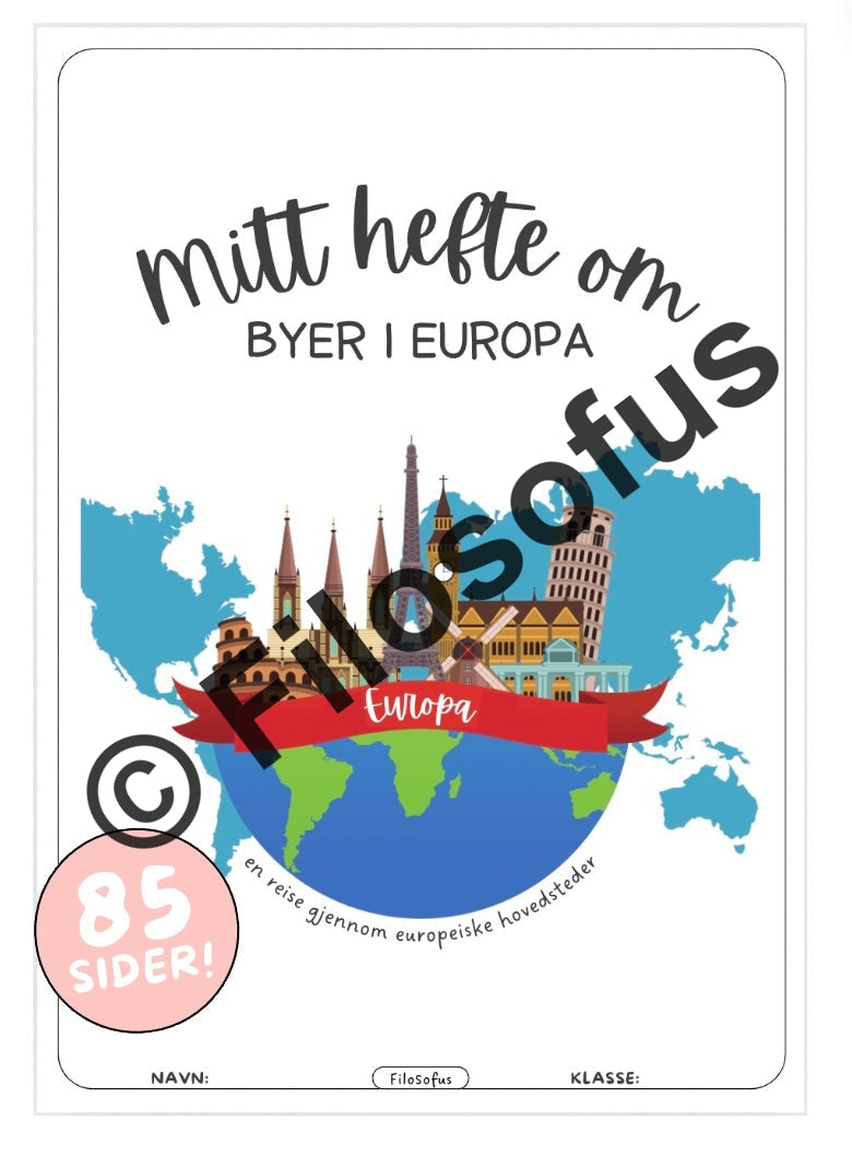 Mitt hefte om byer i Europa
