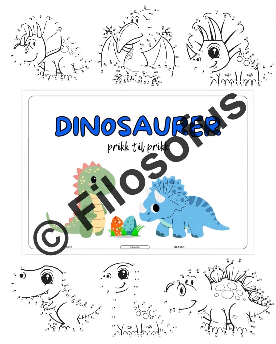 Dinosaurer - Prikk til prikk