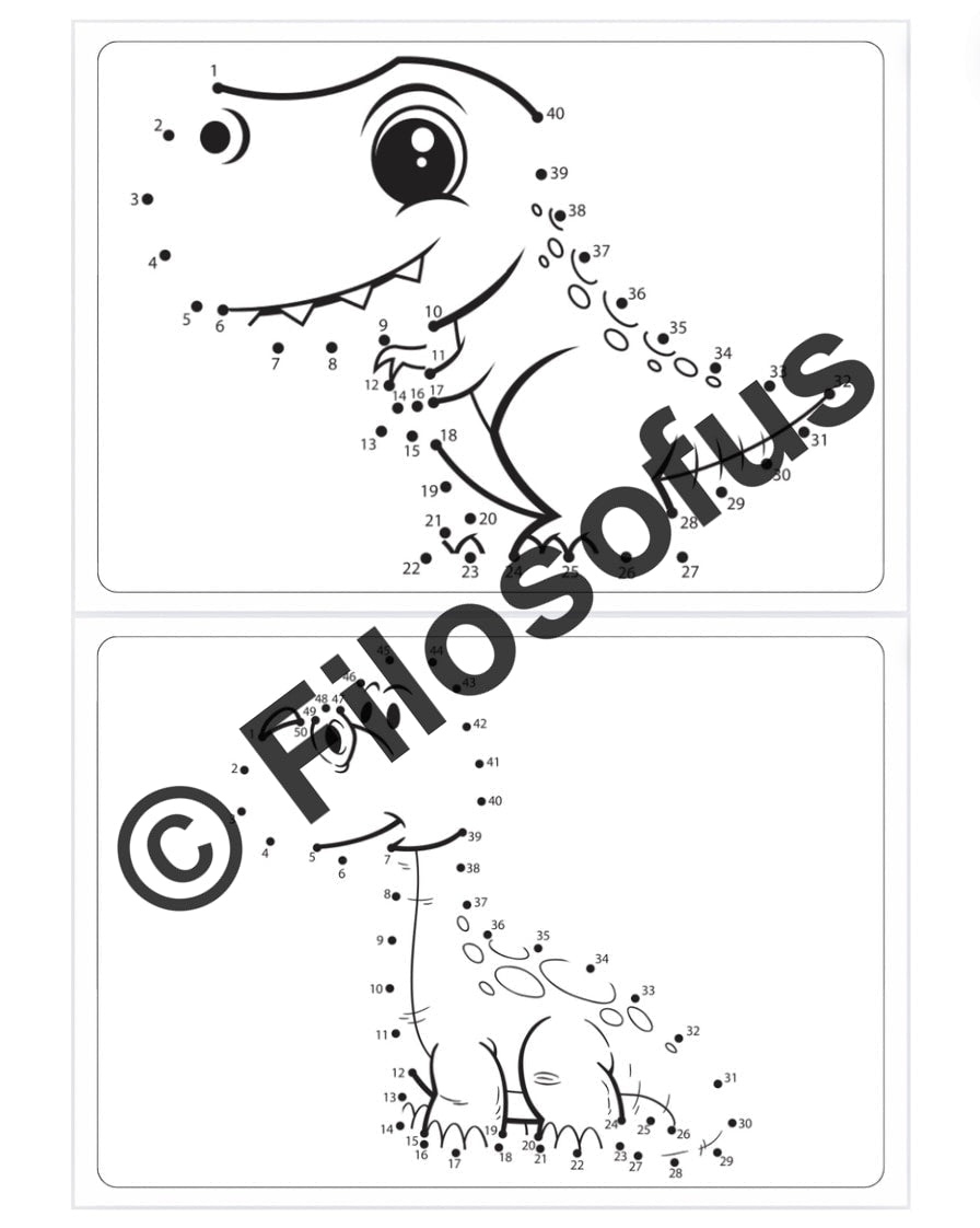 Dinosaurer - Prikk til prikk