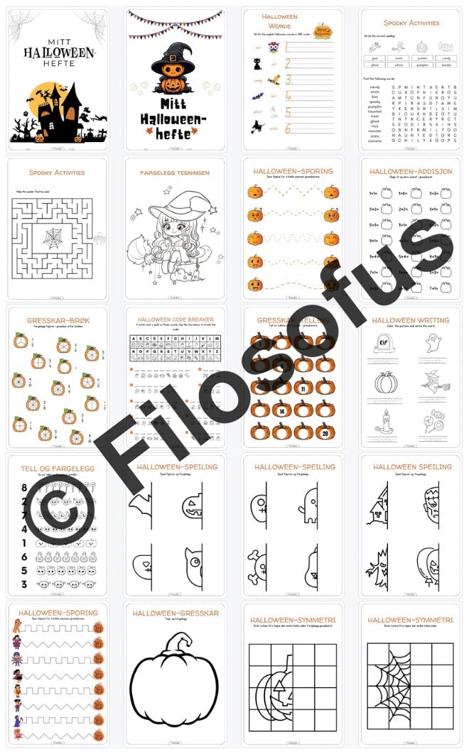 Halloween-oppgaver