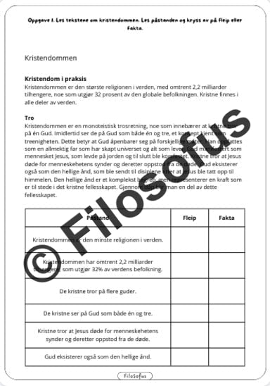 Mitt hefte om Kristendommen