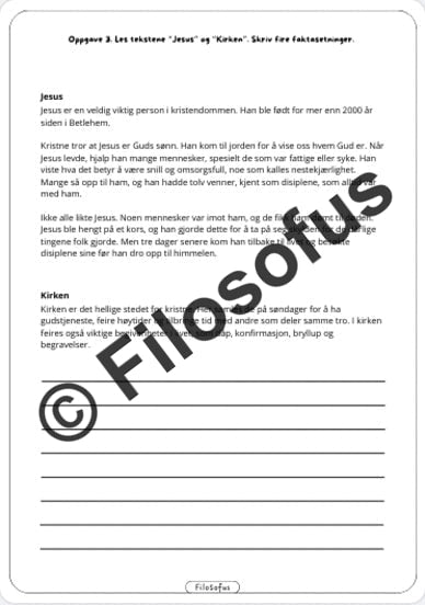 Mitt hefte om Kristendommen