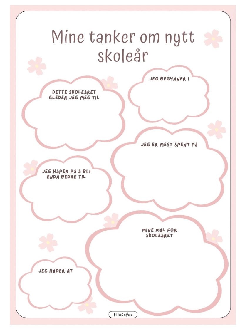 Mine tanker om nytt skoleår
