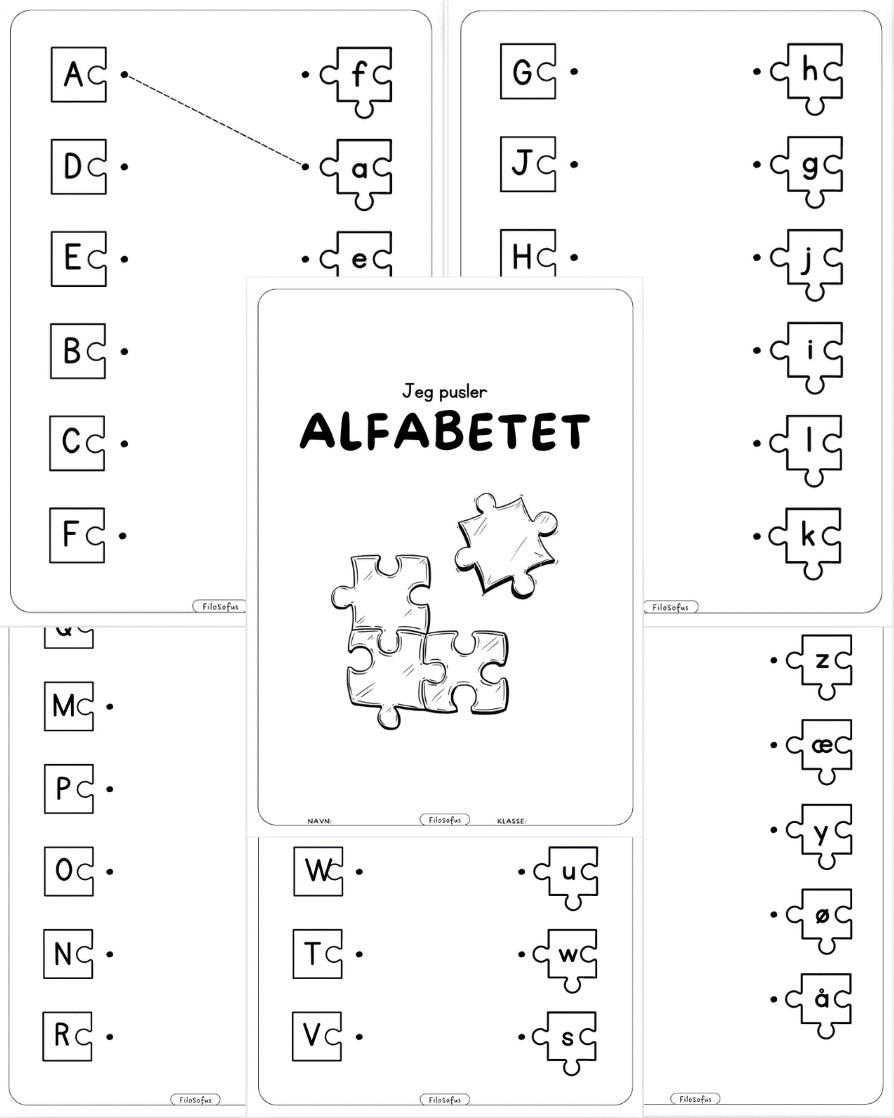 Jeg pusler alfabetet