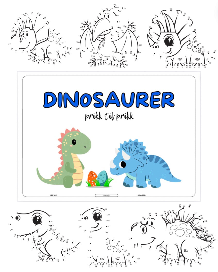 Dinosaurer - Prikk til prikk