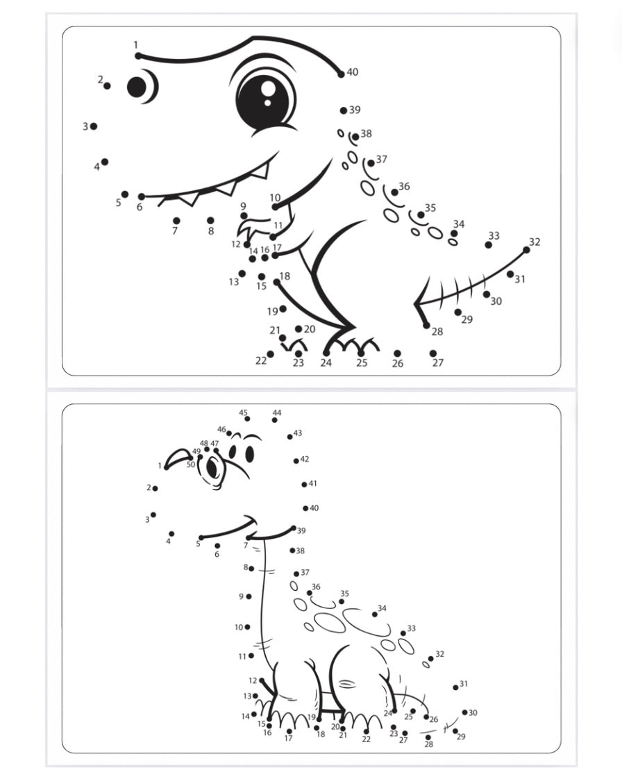Dinosaurer - Prikk til prikk