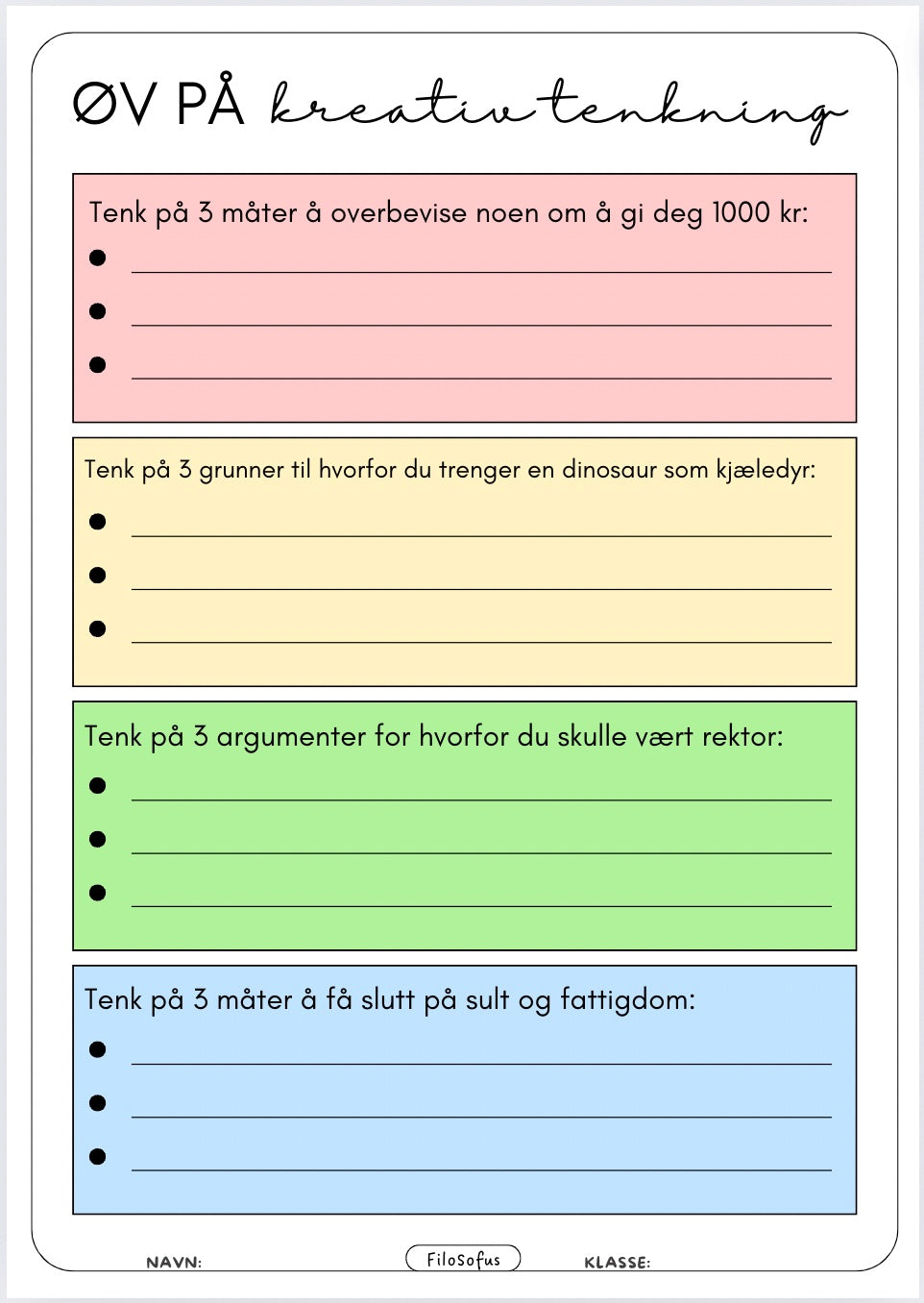 Kreativ tenkning