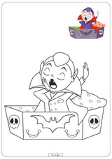 Jeg fargelegger Halloween-motiver
