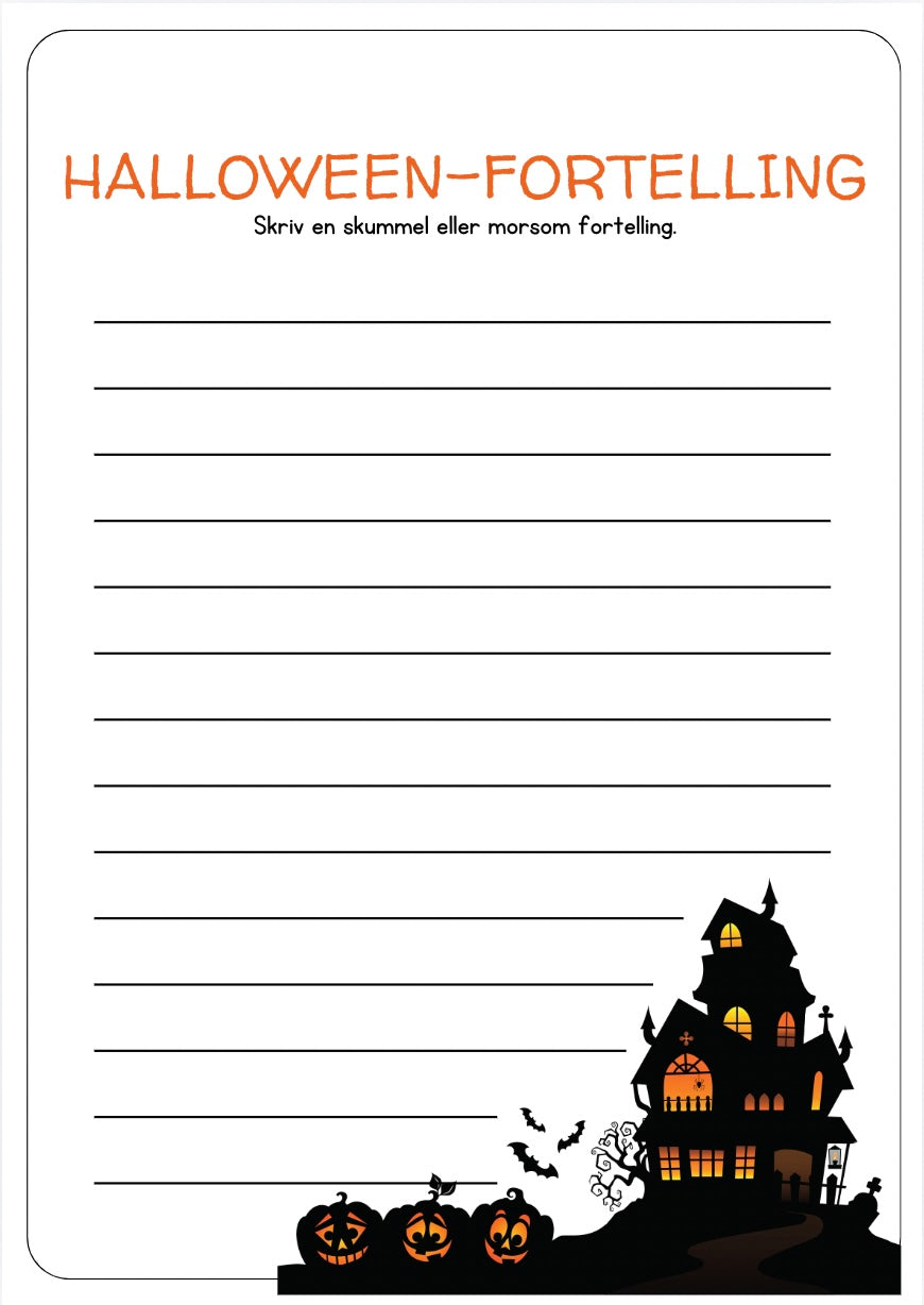 Halloween-oppgaver