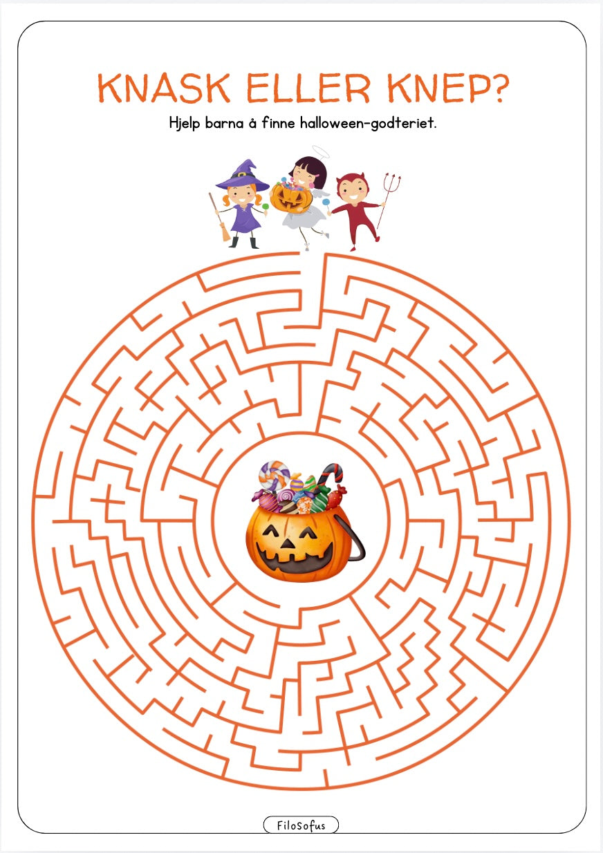 Halloween-oppgaver