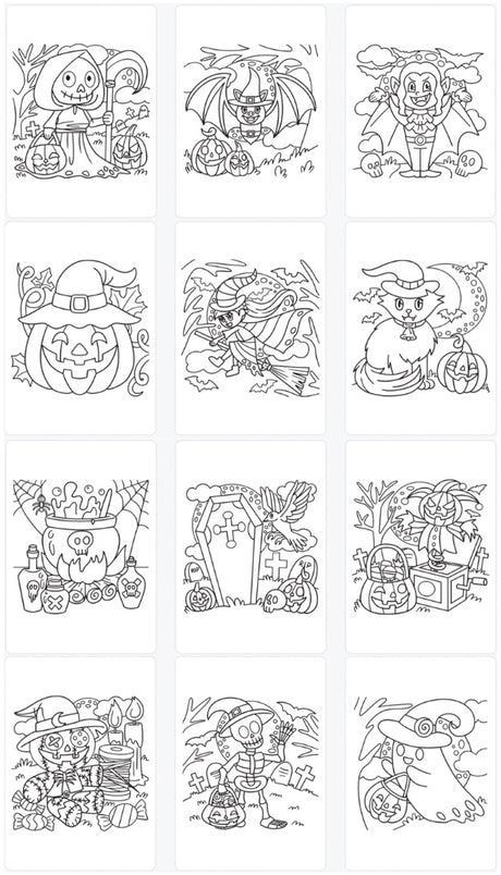 Halloween-tegninger