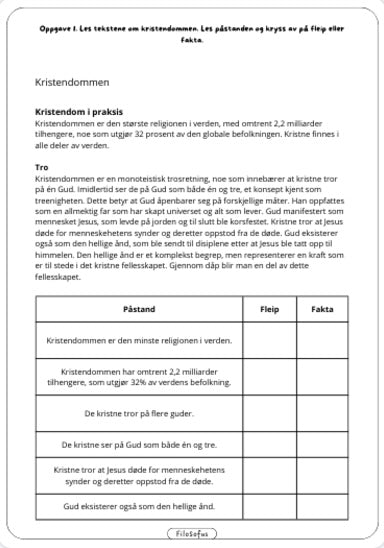 Mitt hefte om Kristendommen